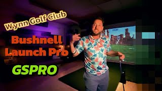 Bushnell Launch Pro with GSPro  Wynn Golf Club [upl. by Adnolehs]