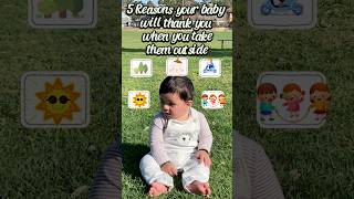 5 Reasons your baby will thank you for a day out 🌳🌞🛝 babydevelopment babygirl [upl. by Llerrah]