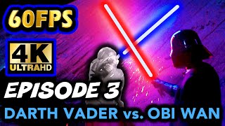 Obi Wan vs Darth Vader Fight Scene  Obi Wan Episode 3 [upl. by Ahar594]