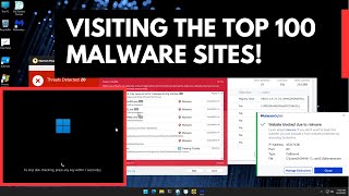 Downloading and running the 100 Malware links [upl. by Farlie]