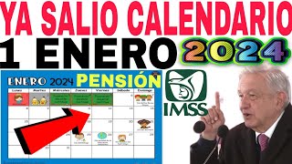 ♥️YA SALIÓ CALENDARIO OFICIAL 1 ENERO PAGOS ADULTOS MAYORES 12 MESES FECHAS EXACTAS HOY AQUÍ🎁 [upl. by Richara]