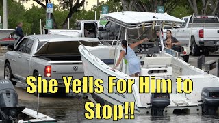 You Are Going to Hit The Dock  Miami Boat Ramps  Black Point Marina [upl. by Pederson]