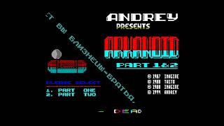 Arkanoid 2 Crack Intro Part one And two  Andrey ZX Spectrum Demo [upl. by Leaper357]