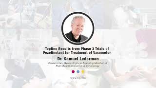 Topline Results from Phase 3 Trials of Fezolinetant for Treatment of Vasomotor Symptoms [upl. by Kalin]