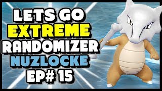 Pokemon WALKING ON WATER  Pokemon Lets Go Pikachu and Eevee Extreme Randomizer Nuzlocke Episode 15 [upl. by Ahsirhcal964]