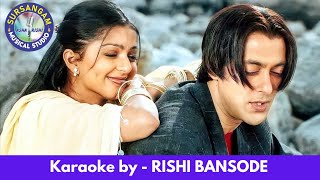 Tere Naam Hamne Kiya Hai  Sursangam Scrolling Female Karaoke  Tere Naam 2003 HITS [upl. by Cacie86]