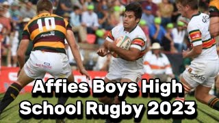 Affies Boys High School Rugby 🏉 2023  Highlights Tries amp Greatest Moments rugby motivation [upl. by Lissi633]