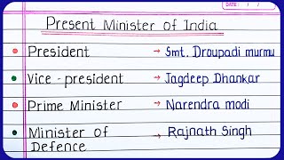 PM Modis New Cabinet ministers of India  PM Modi 30 Full Cabinet Ministers List 2024 [upl. by Aivull]