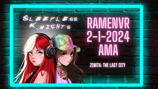 Zenith The Last City  RamenVR AMA 212024 zenithvr vrgaming ramenvr [upl. by Olsewski484]