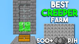 CHEAP AND EASY CREEPER FARM MINECRAFT BEDROCK 121MCPEXBOXCONSOLEPS4NINTENDO [upl. by Jedthus]