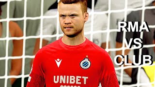 REAL MADRID VS CLUB BRUGGE CHAMPIONS LEAGUE I PS4PRO I FULL MATCH [upl. by Perretta]