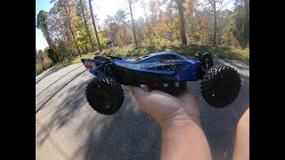 Arrma Typhon grom BLX 2s speed test how fast [upl. by Bender245]