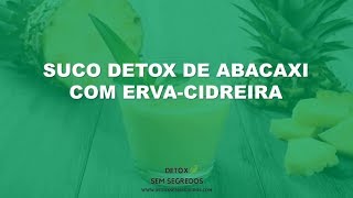 Suco de Abacaxi com Ervacidreira  Receita de Suco de Abacaxi com Ervacidreira [upl. by Sylas]