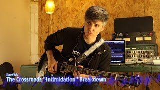 Steve Vais Crossroads quotIntimidation Breakdownquot [upl. by Arrekahs]