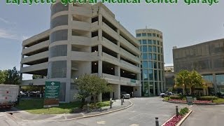 Biking down the Lafayette General Medical Center Parking Garage [upl. by Hgielsa]