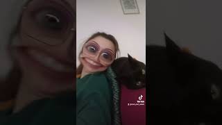 Salem D cat snapchat filtres blackcat catlover [upl. by Rieth484]