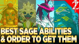 All Sage Abilities amp Best Order to Get Them in Tears of the Kingdom [upl. by Irallih]