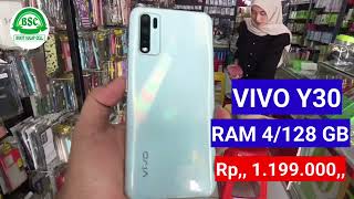 harga second vivo y30 ram 4128 gb [upl. by Lilac289]