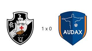 VASCO 1 X 0 AUDAX  CAMPEONATO CARIOCA 2024 [upl. by Willey]