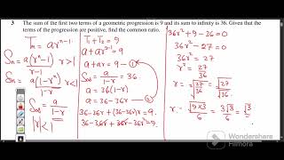 SEQUENCE IGCSE ADD MATHS CONTD [upl. by Aynor]