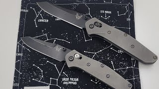 Benchmade mini Osborne 945 and Osborne 940 long term review X Rockscale design titanium scales [upl. by Graf961]