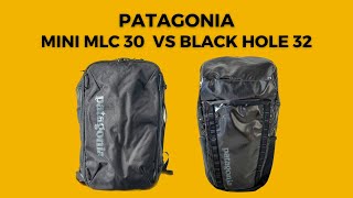 Patagonia Mini MLC 30 Vs Black Hole 32L Backpack  EPIC Minimal Travel Bag Comparison [upl. by Sev]