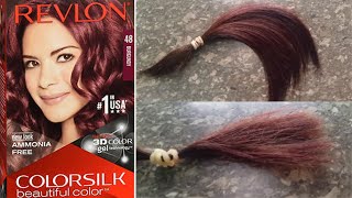 Revlon burgundy hair color review [upl. by Belicia]