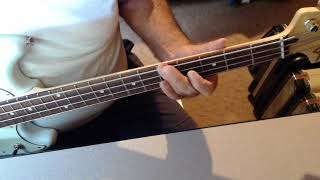 Give Me Just A Little More Time Bass Cover [upl. by Edasalof]