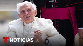 Muere Benedicto XVI el último pontífice que renunció en 600 años  Noticias Telemundo [upl. by Siol267]