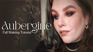 Aubergine Fall Makeup Tutorial feat Huda Beauty Empowerment Palette [upl. by Notrem]