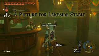 1227 The Legend of ZeldaTears of the Kingdom Completing A Picture For Lakeside Stable Side Quest [upl. by Abba913]