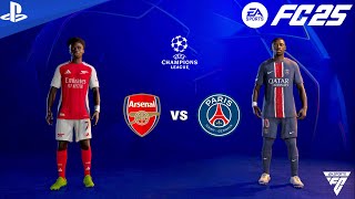 FC 25  Arsenal vs PSG  UEFA Champions League 202425  Match Day 2  PS5™ 4K [upl. by Yasnil]