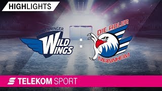 Schwenninger Wild Wings  Adler Mannheim  22 Spieltag 1819  Telekom Sport [upl. by Trauts504]