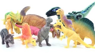 11 worst dinosaurs in my collection  Cheap Bad quality dinosaur toys  Tyrannosaurus Spinosaurus [upl. by Eireva]