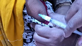 Arm Injection push Triamcinolone Acetonide injection video Ep66 [upl. by Nnyrb]