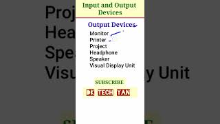 Input device and output device education computerknowledge viraltech technology [upl. by Milli]