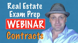 Real Estate Contracts  Exclusive PrepAgent Webinar  NEED to Know to Pass Your Real Estate Exam [upl. by Acinet865]