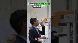 Pragg’s Water Bottle Gambit 💀 praggnanandhaa chess [upl. by Leopoldeen]