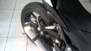 Custom exhaust Ninja 250 silent sport [upl. by Apollo856]