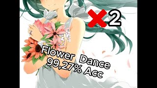 Osu  2 ❌choke  on Flower dance 🌸  6 digit [upl. by Htaras]