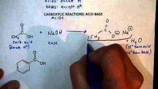 Carboxylic Acid Reactions AcidBase [upl. by Aihsiyt]