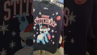 STITCH  DISNEY STITCHMAS CHRISTMAS BLACK LIGHT UP SWEATSHIRT  CARTOON CHARACTER HOLIDAY FASHION [upl. by Anemolihp]