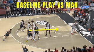 Simple and effective last second baseline play [upl. by Materse]