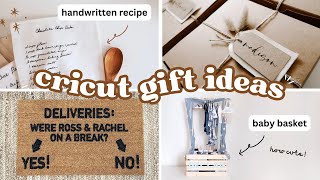 7 Cricut Gift Ideas 🎁  DIY Gifts YOU Can Make With Your Cricut [upl. by Nylarak]