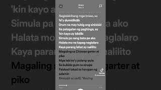 Sirena by Gloc 9 lyrics [upl. by Blight857]