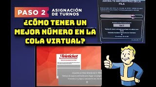 ¿Cómo tener un mejor número en la cola virtual de Teleticket Tutorial y recomendaciones [upl. by Anileme103]