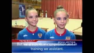 Dina Arina Averina 2013 Interview  WENGLISH SUB  AverinaTwins [upl. by Ribak]