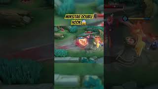 Minsitar double hook 😱 mobilelegends mlbb shorts trending [upl. by Ardenia742]