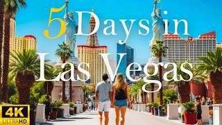 How to Spend 5 Days in LAS VEGAS  Travel Itinerary [upl. by Penthea]