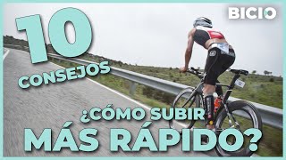 Subir MÁS RÁPIDO en bicicleta ¡10 CONSEJOS para mejorar [upl. by Jorrie]